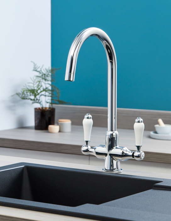 York Traditional Kitchen Tap Chrome